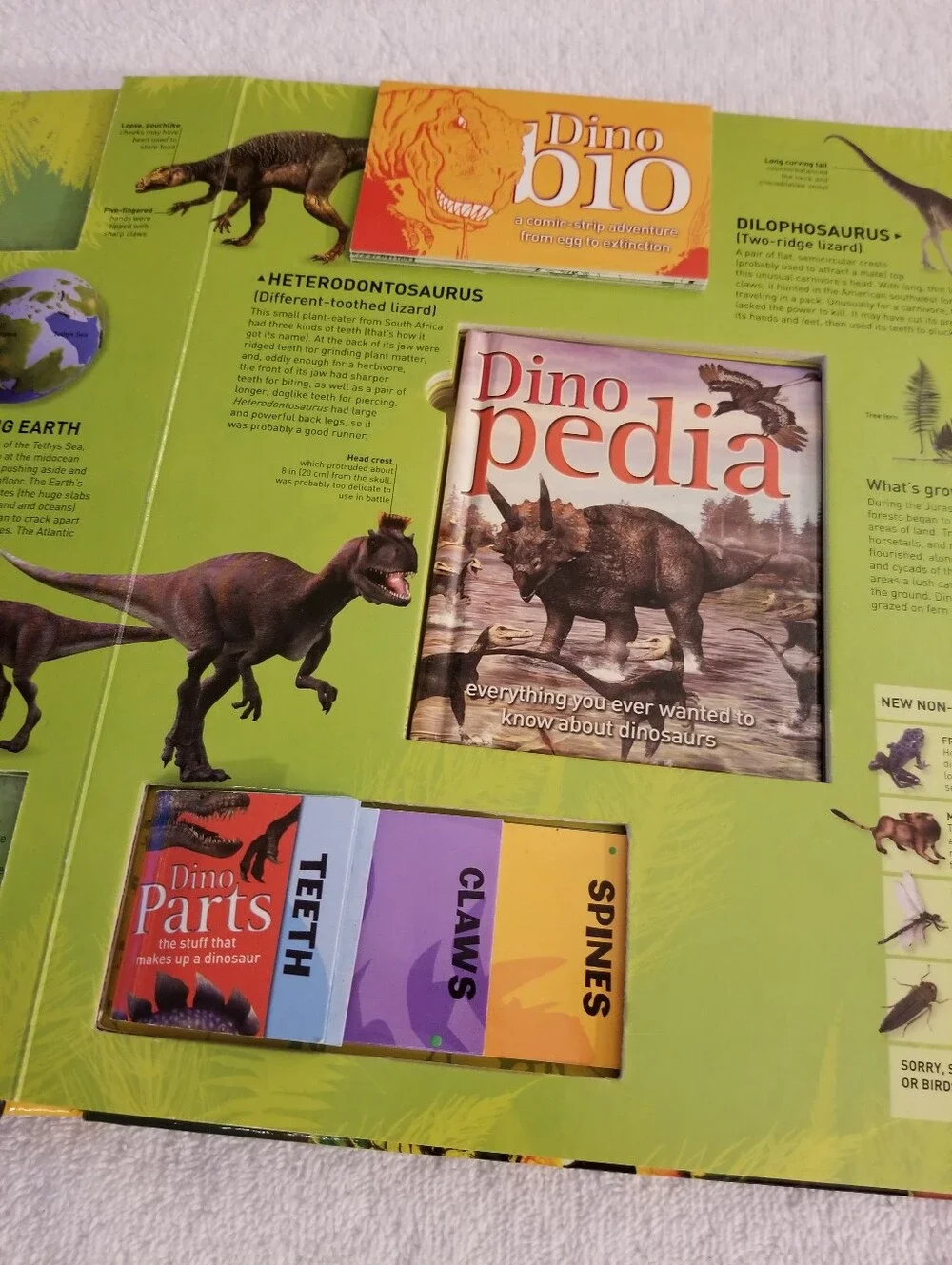 DINOSAURIUM Soft Hardback By DK Interactive Educational Dinosaur Book